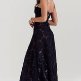 Elegant long dress for weddings and events