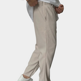 Elegant Trousers with Vertical Structure and Stretch Comfort